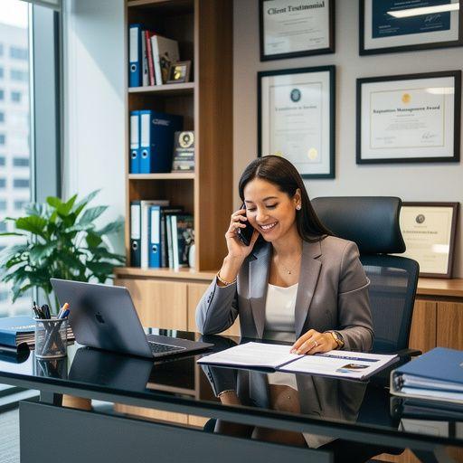 A press release being prepared on a laptop, showcasing a modern office environment.